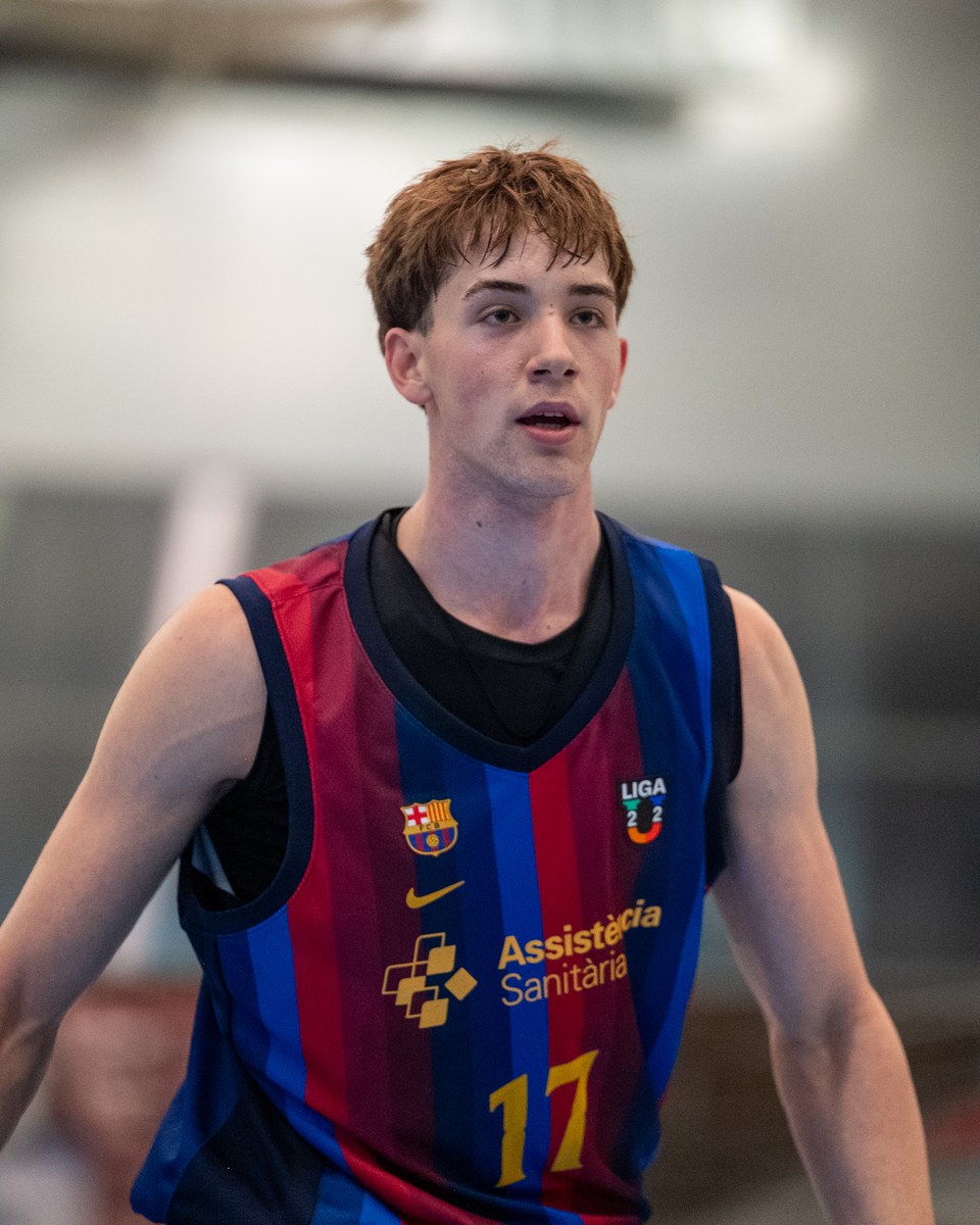 Jan Cerdán, jugador del Barça U22
