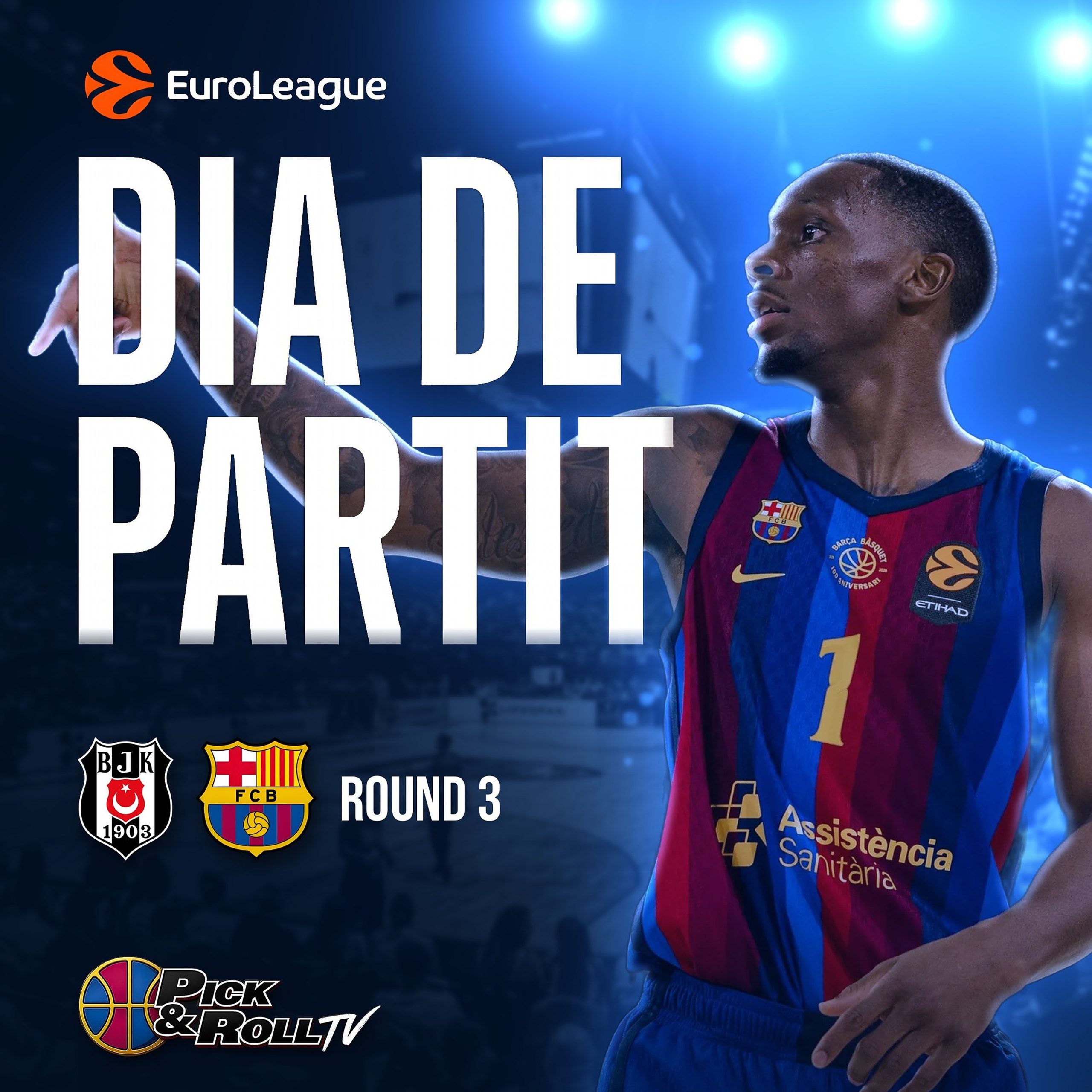 Besiktas-Barça dia de partit, jornada 3 de la Euroliga