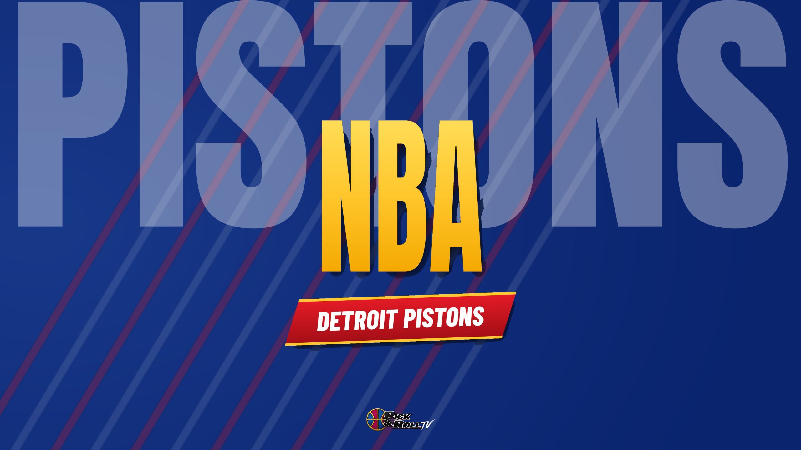 Banner NBA de PickandRollTV con la cinta de los Detroit Pistons
