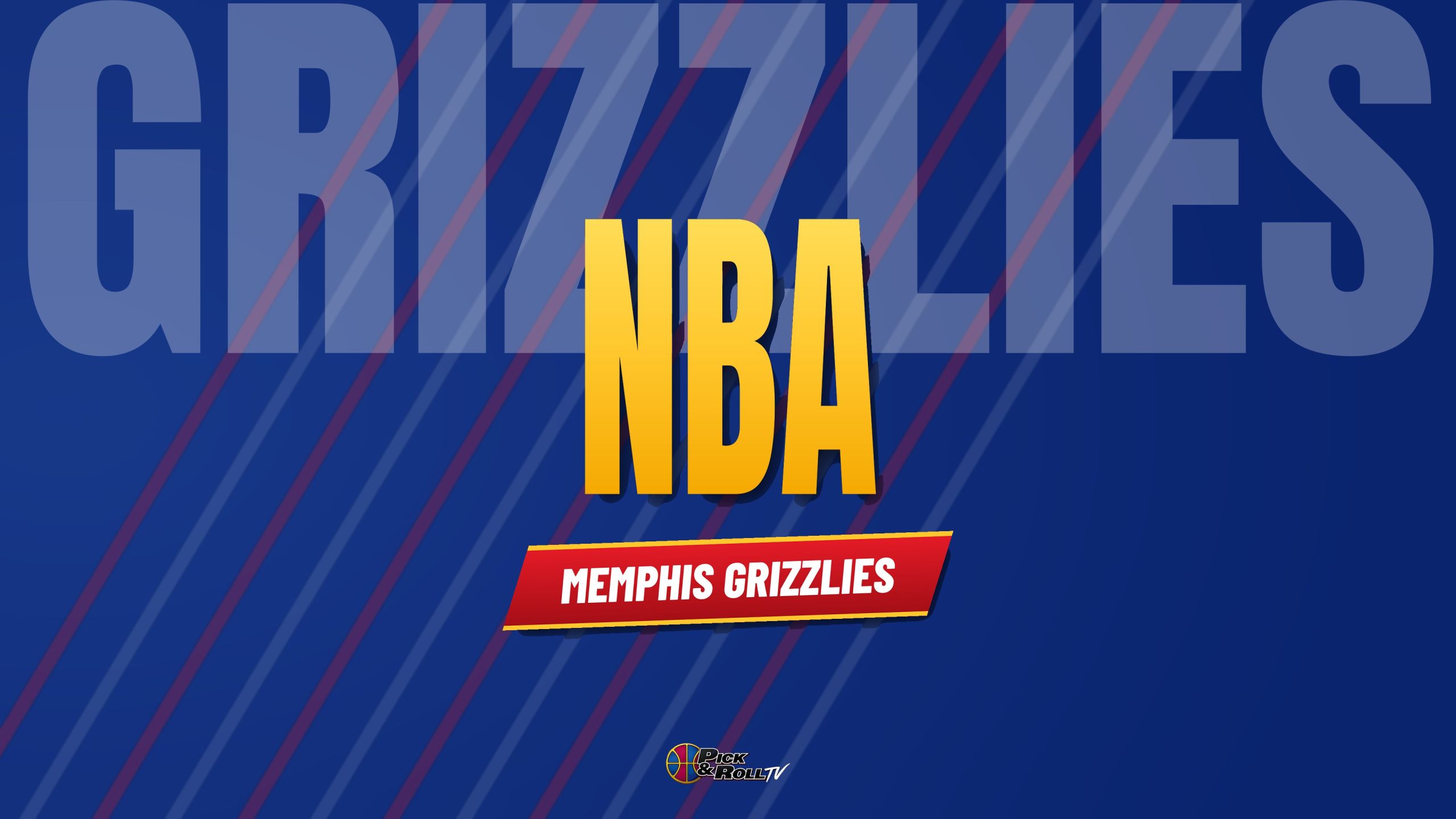 Banner NBA de PickandRollTV con la cinta de los Memphis Grizzlies, equipo de Cameron Boozer