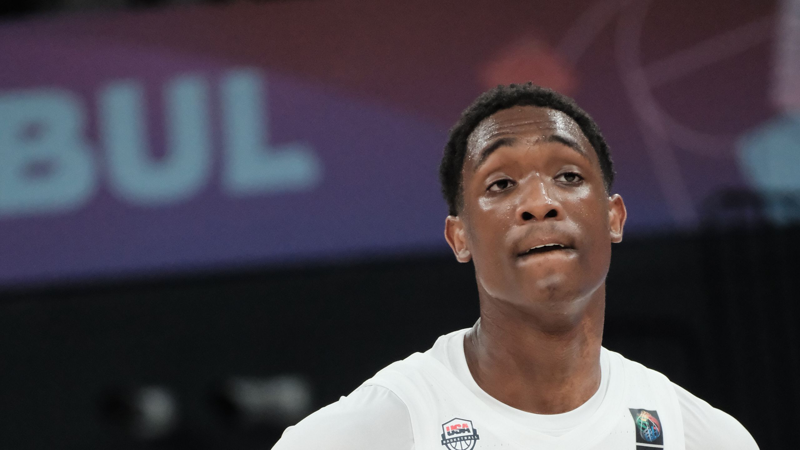 Jordan Page, con el número 8 de Estados Unidos en el Mundial Sub-17 de 2026 en Estambul