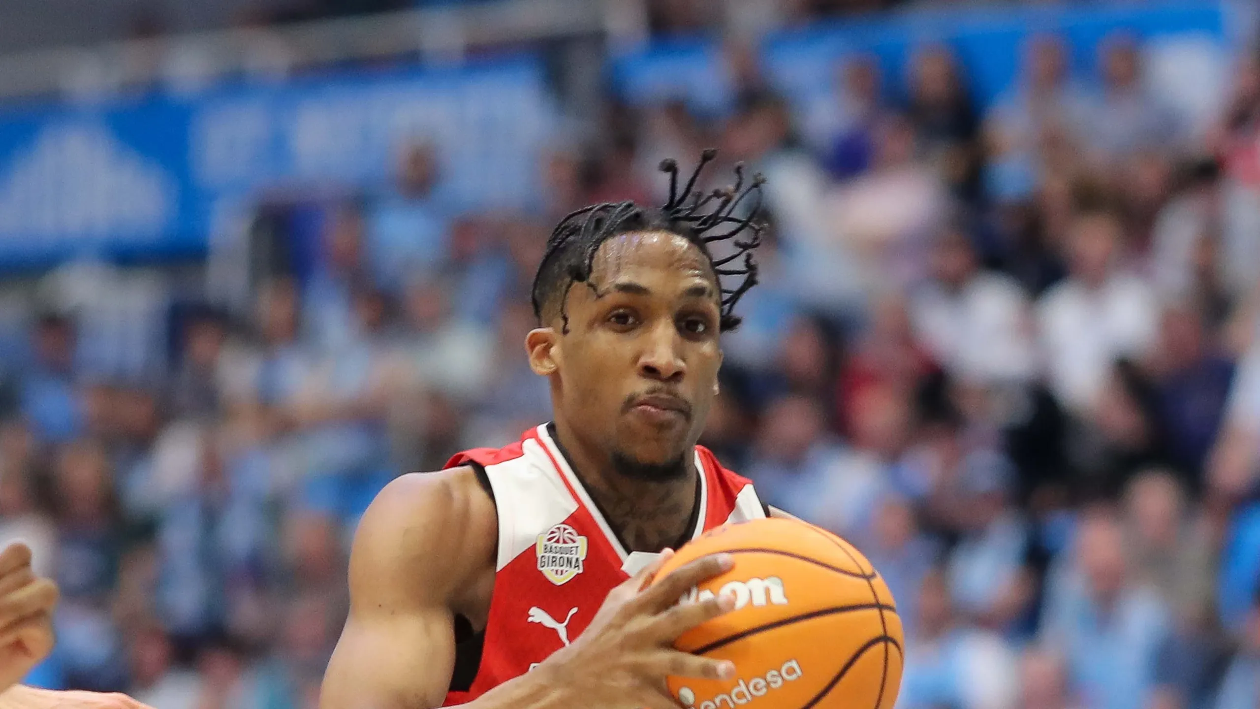 Jassel Pérez, dorsal 24 del FIATC Girona, ante el Río Breogán en la jornada 3 de la Liga Endesa