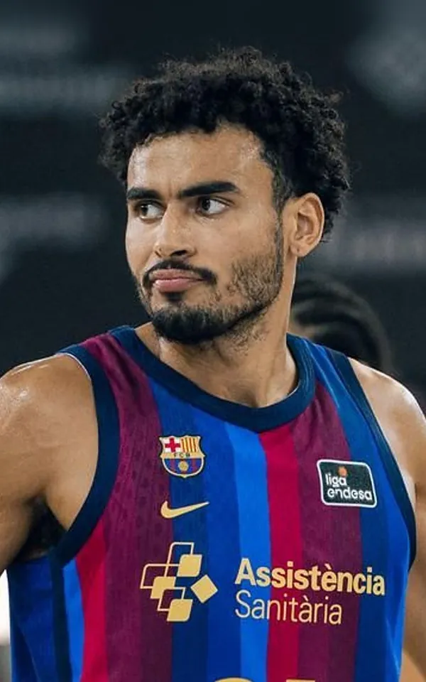 Justin Minaya, dorsal 24 del Barça, durante la final de la Lliga Catalana ante el Ilerna Lleida