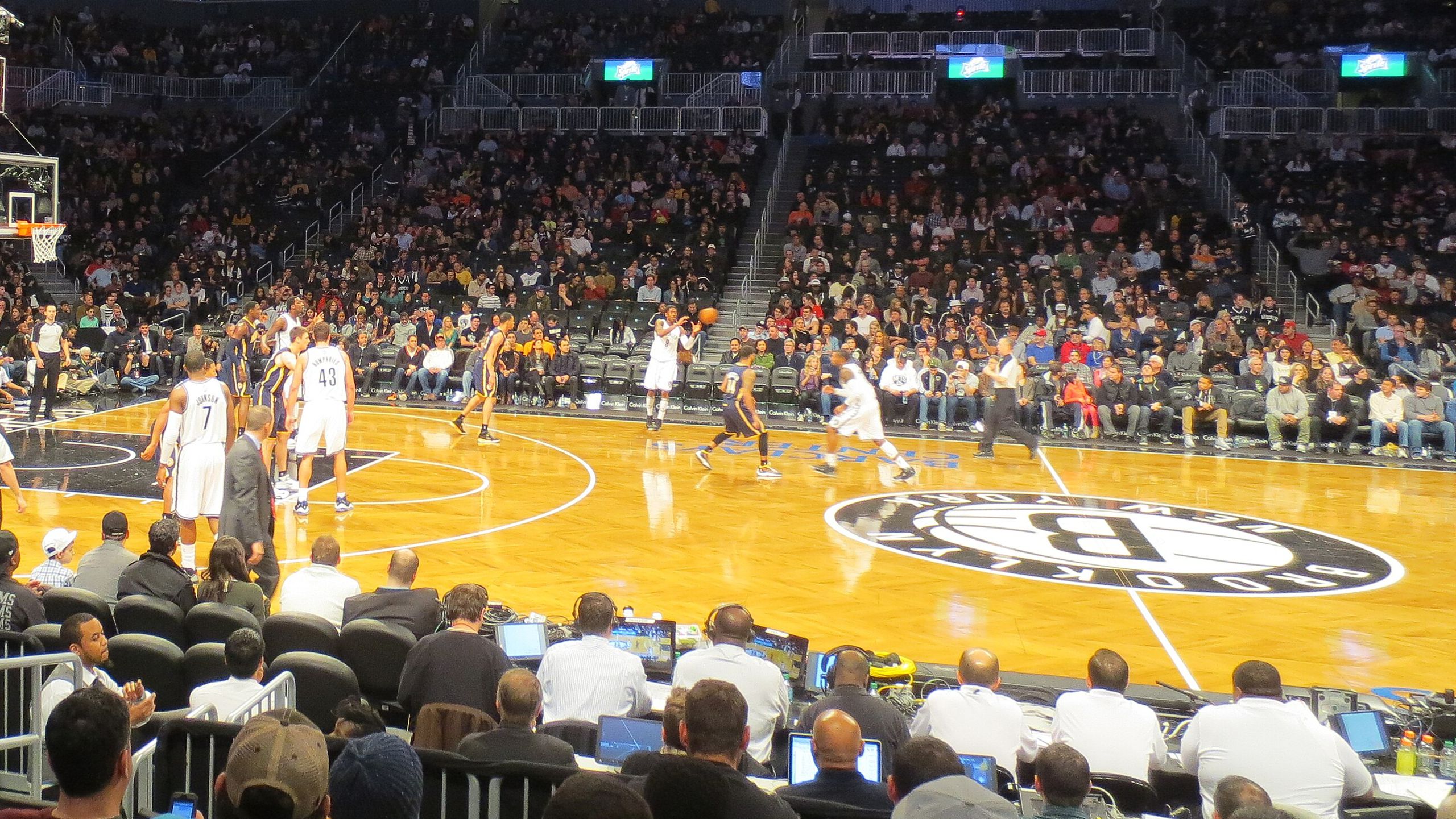 LeBron James Sixers: el Barclays Center de Brooklyn durante un partido de los Nets en 2013