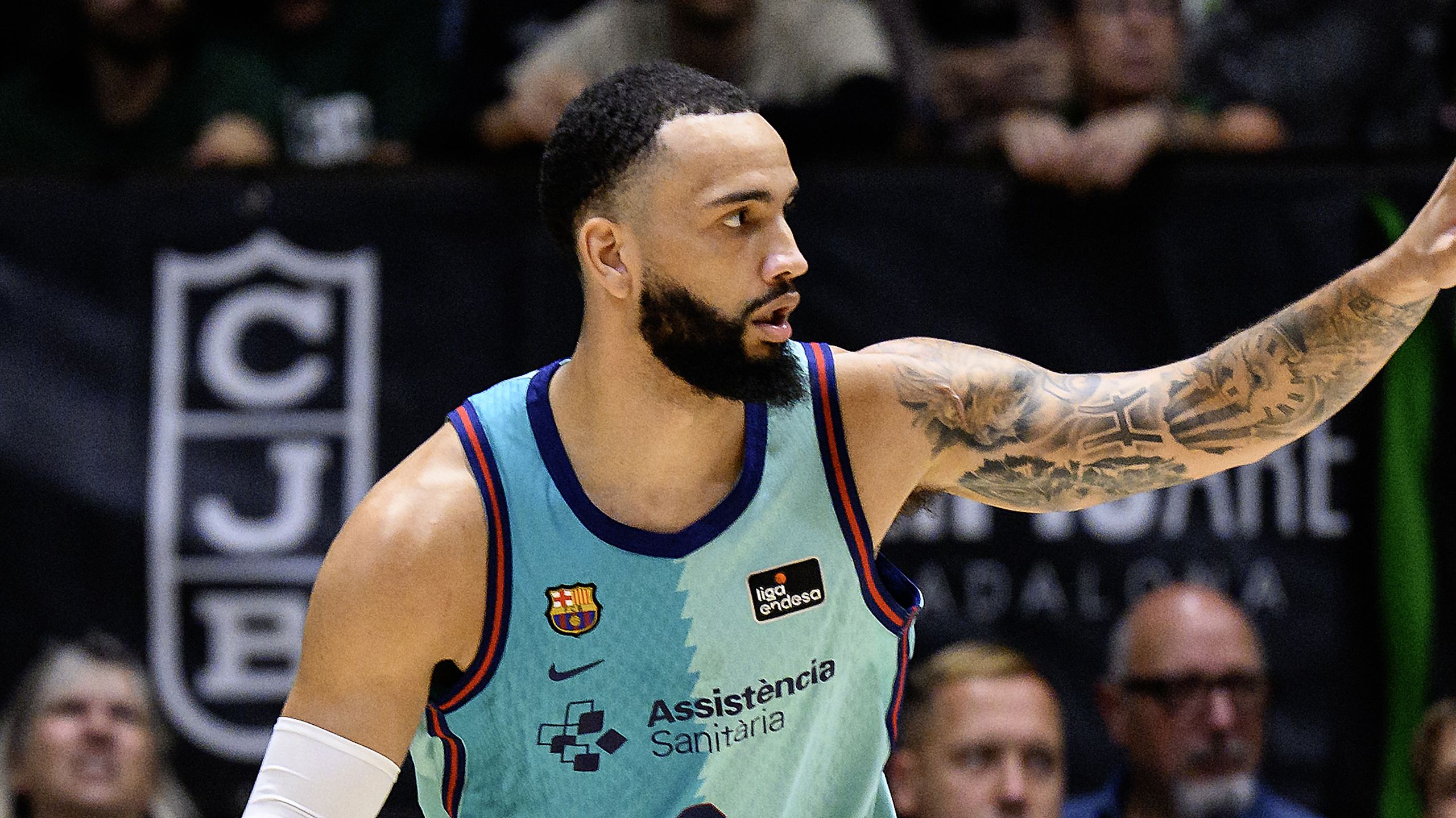 Tyrese Martin, jugador del Barça, en el Joventut-Barça de la Liga Endesa