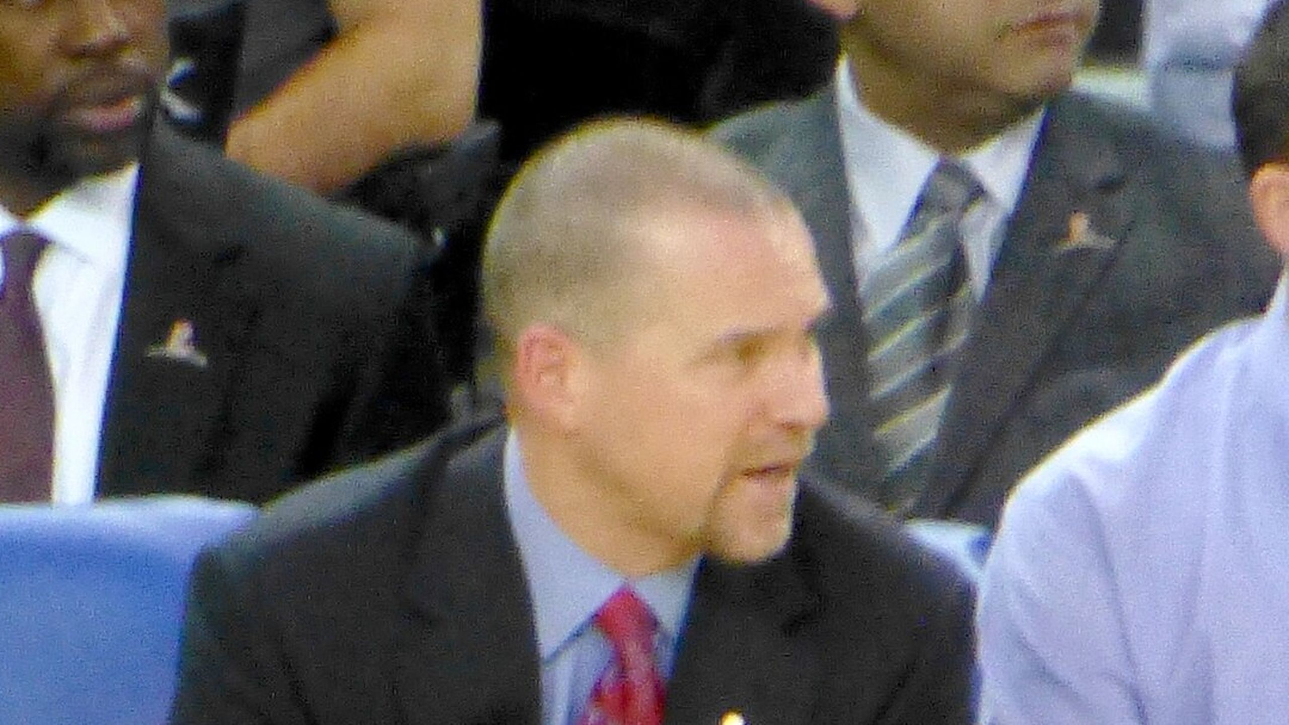 Michael Malone, en 2013 como entrenador asistente de los Golden State Warriors