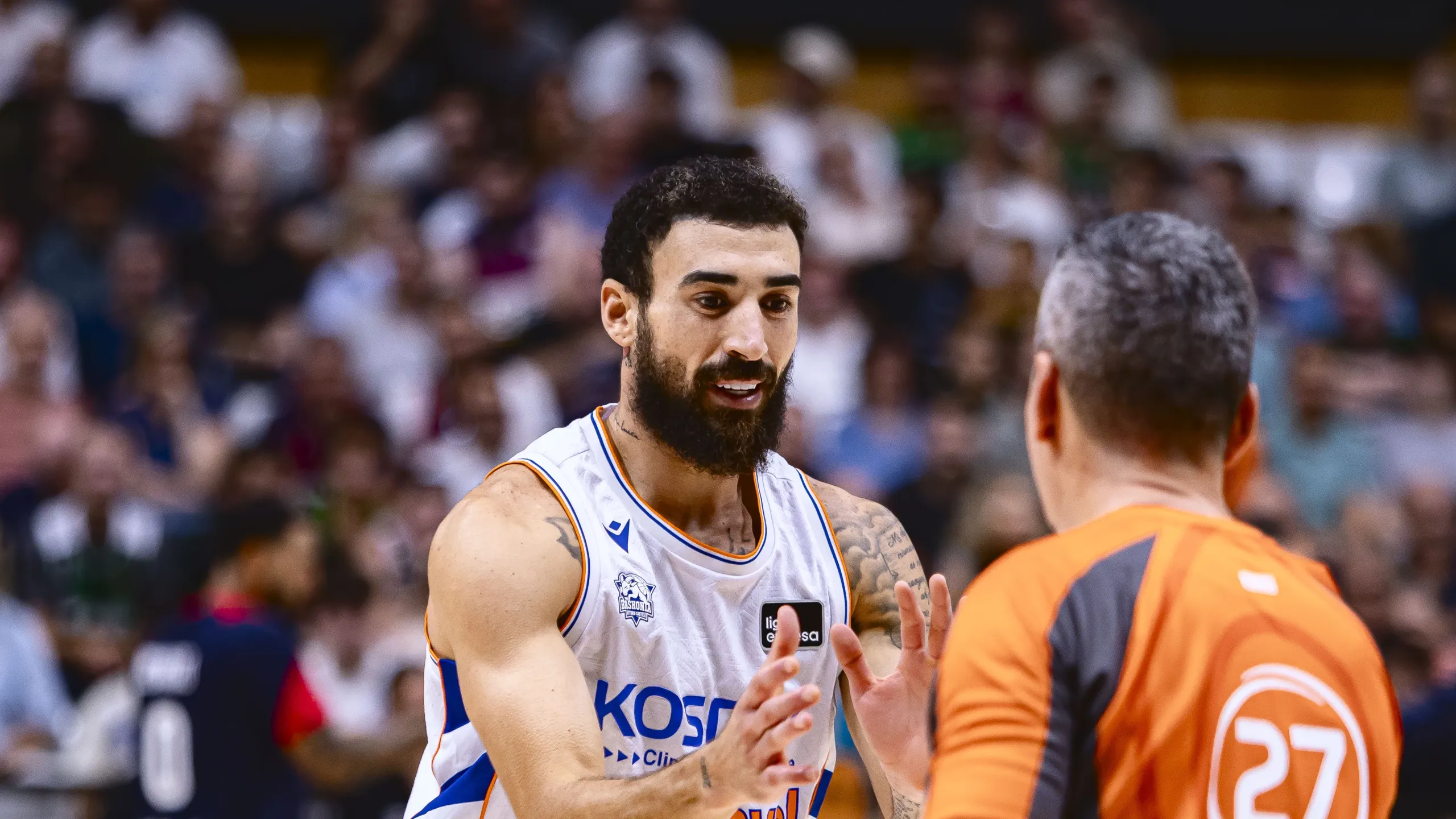 Chris Duarte, dorsal 5 del Kosner Baskonia, en la Supercopa Endesa 2026 ante la Asisa Joventut