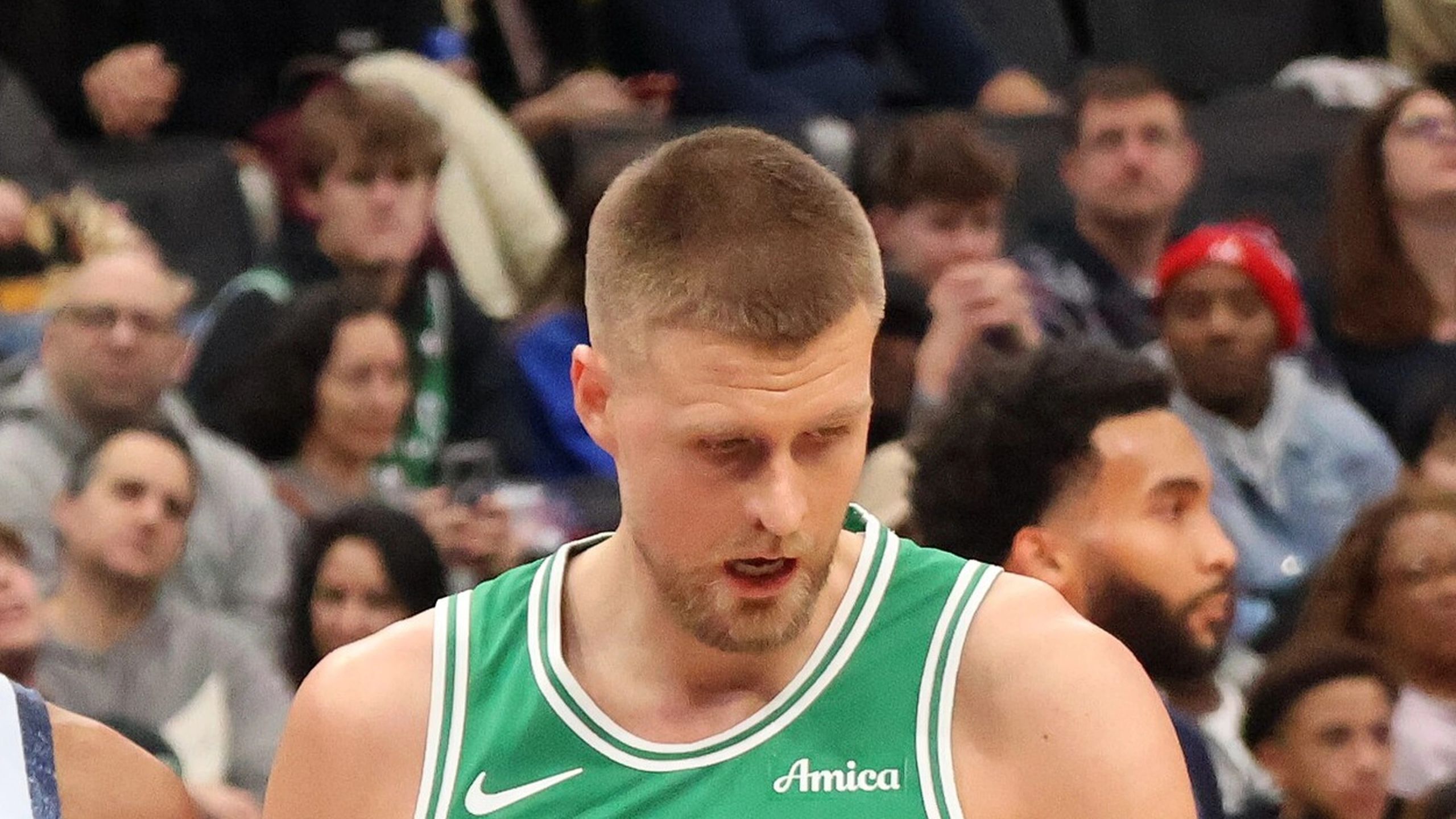 Porziņģis salud: el pívot letón con los Boston Celtics en diciembre de 2024