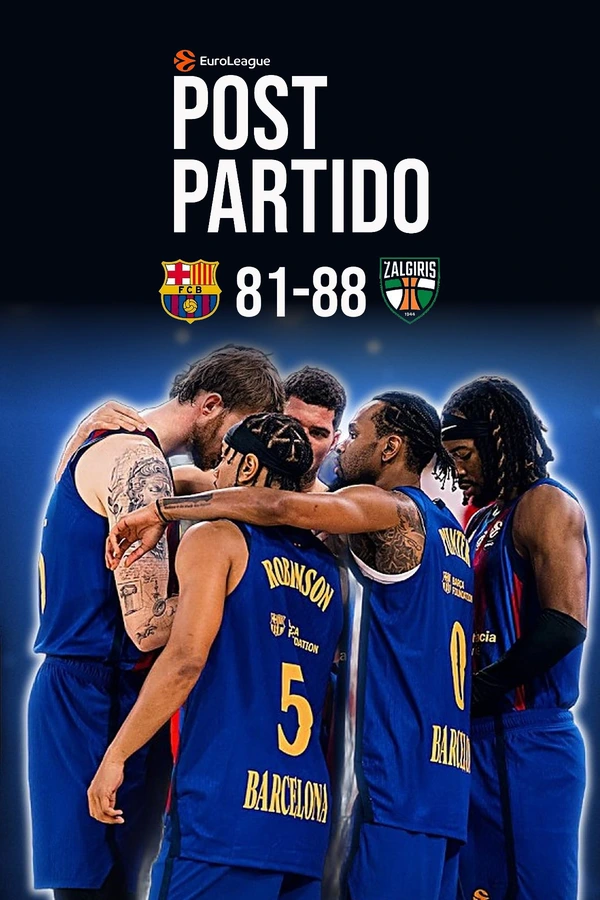 Postpartido Barça-Žalgiris