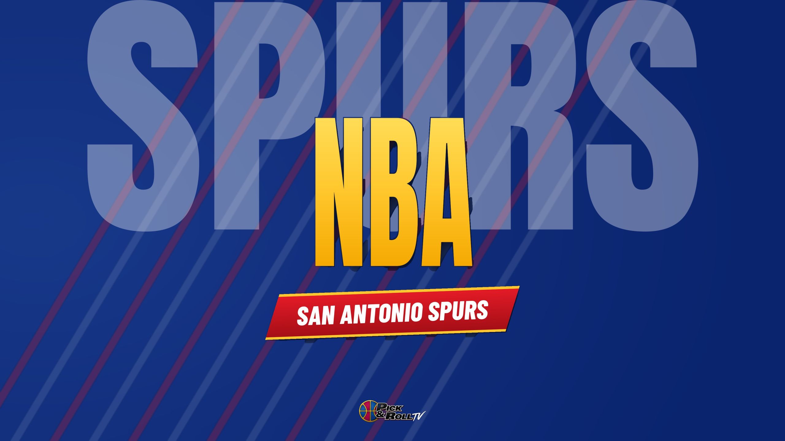 Banner NBA de PickandRollTV con la cinta de los San Antonio Spurs